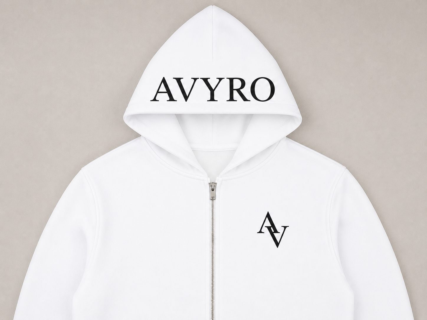 Zip hoodie
