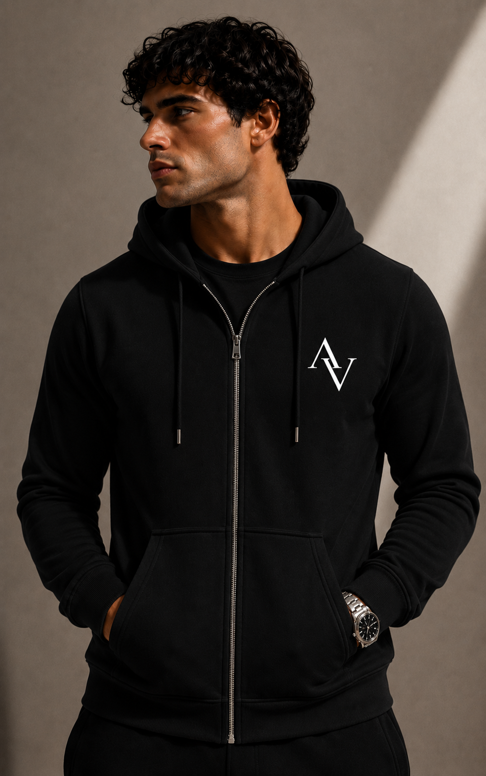 Zip hoodie